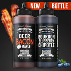 Gourmet BBQ Sauce Duo – Beer Bacon Maple & Bourbon Chipotle - The Culinary Collective