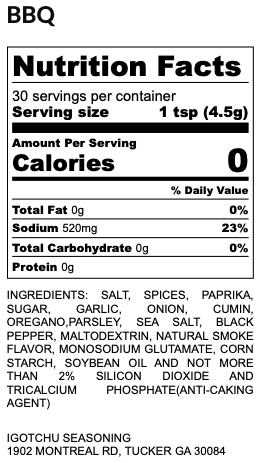 Igotchu BBQ Seasoning