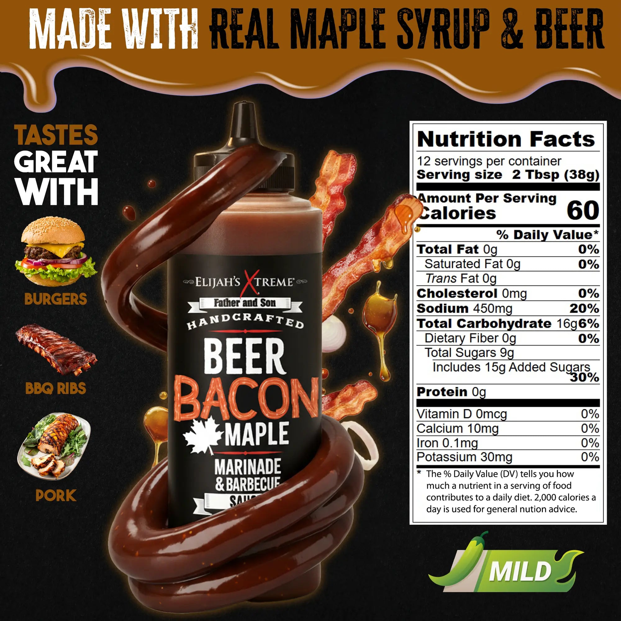 Gourmet BBQ Sauce Duo – Beer Bacon Maple & Bourbon Chipotle - The Culinary Collective