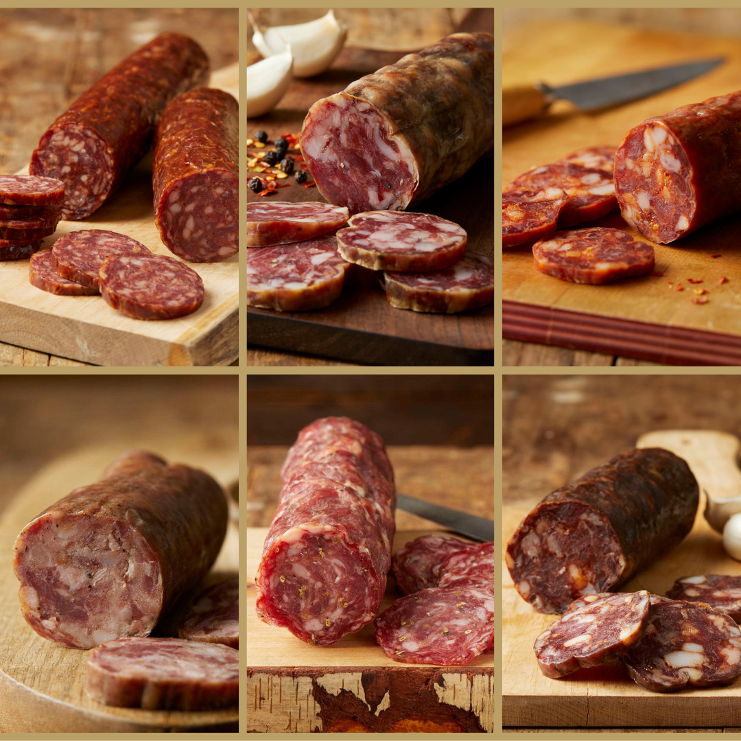 Gourmet Salami Weekender Box Set of 6 Varieties - The Culinary Collective