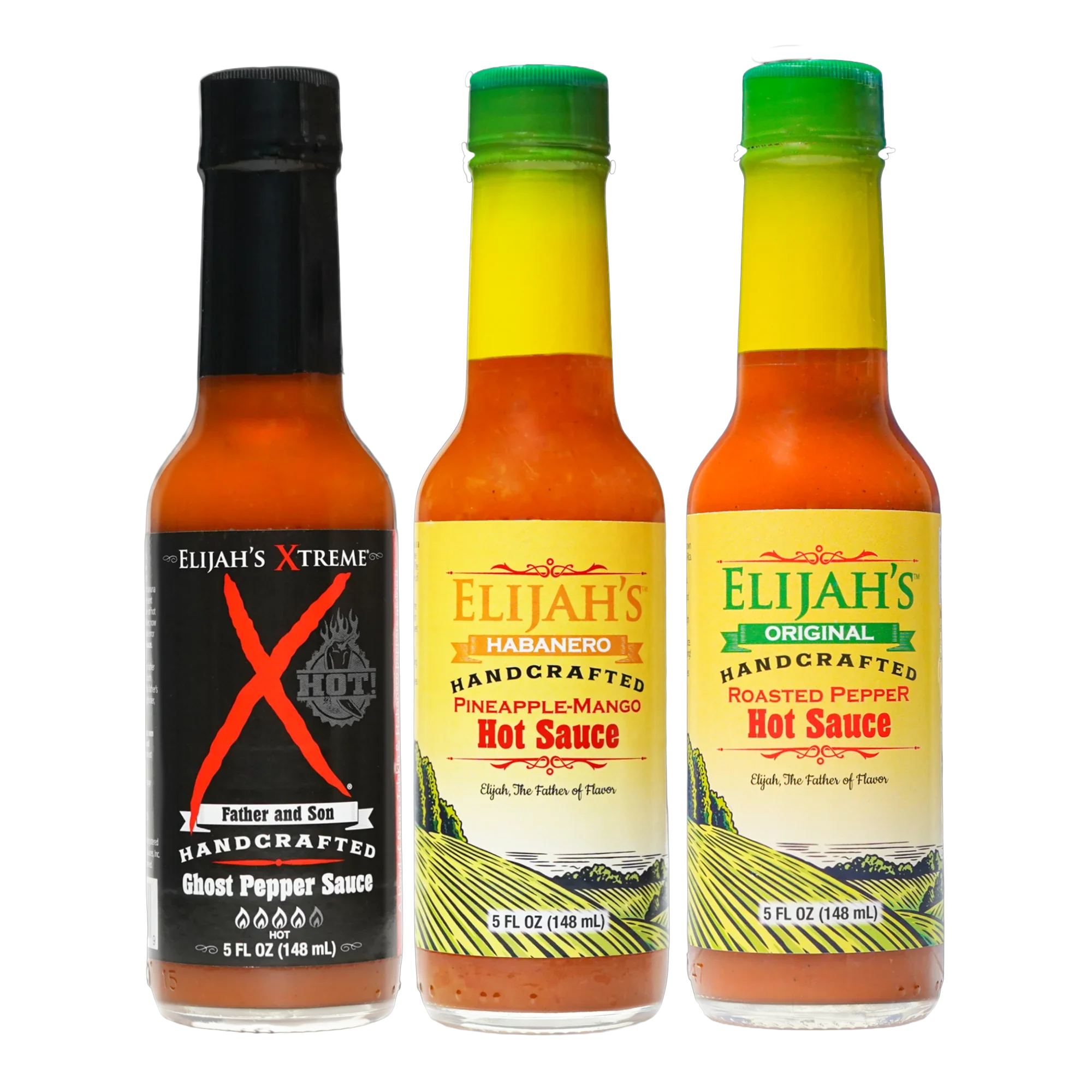 Mild & Hot Trio Hot Sauce Set