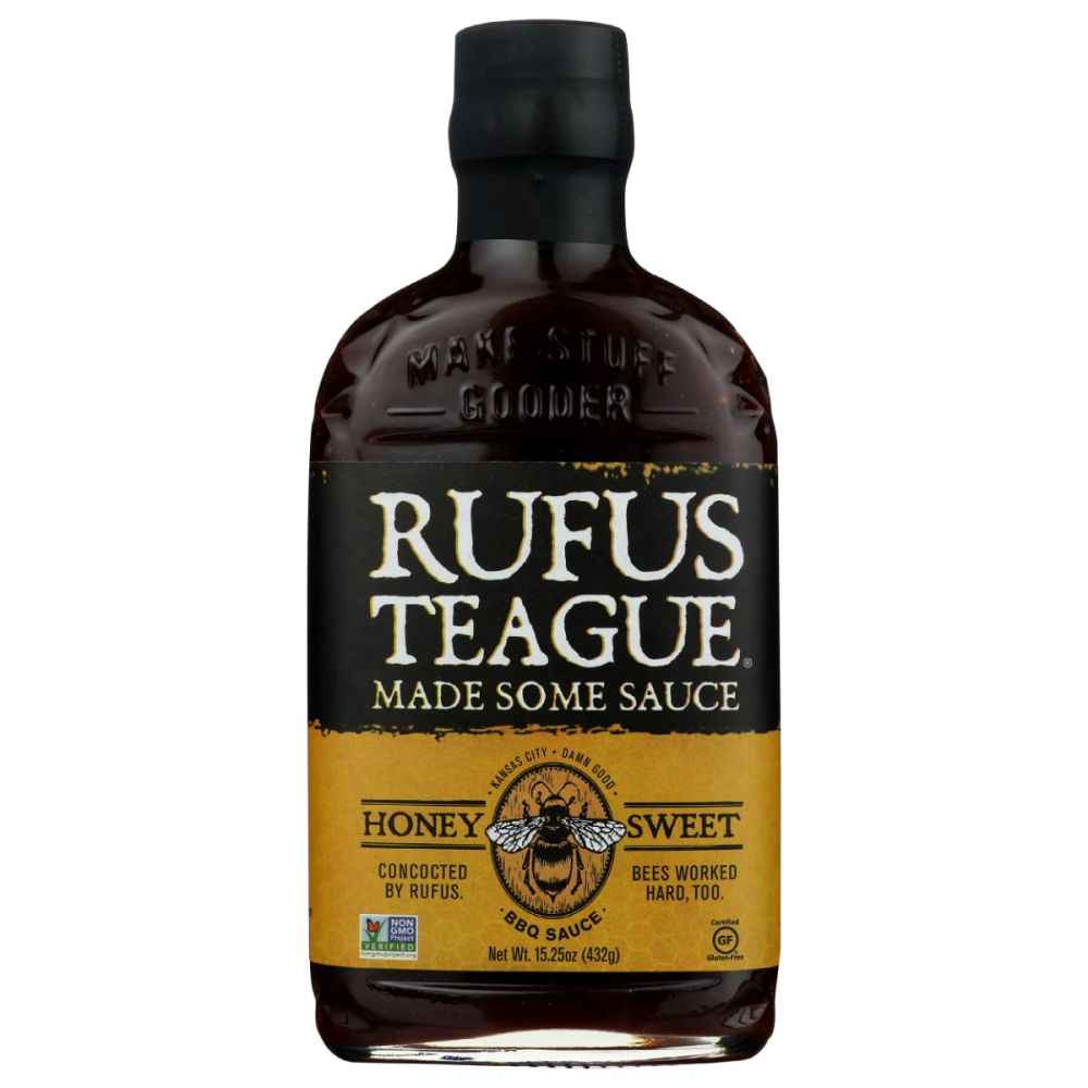 RUFUS TEAGUE: Honey Sweet BBQ Sauce, 15.25 oz